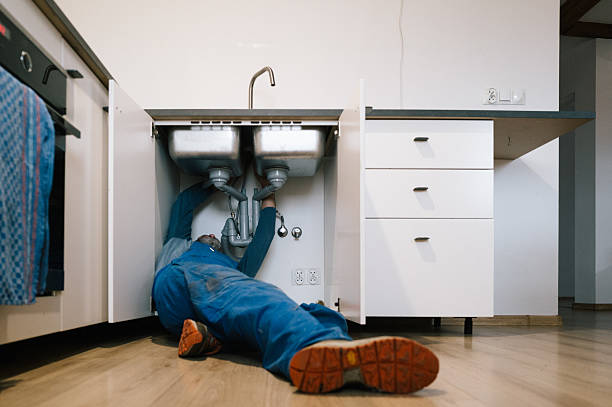 Professional Drain Cleaning technician working in Clyman, WI